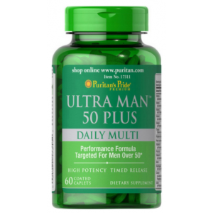 Ultra Man 50 Plus Multi-Vitamin - 60 таб Фото №1